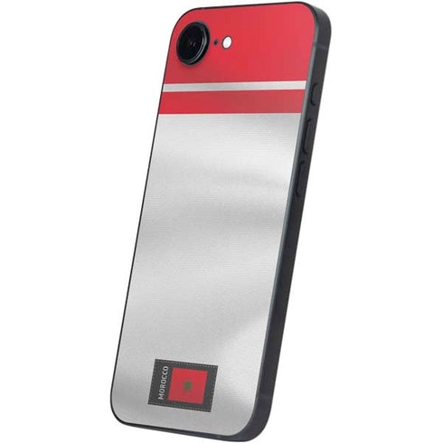 Morocco Soccer Flag iPhone 16e Skin